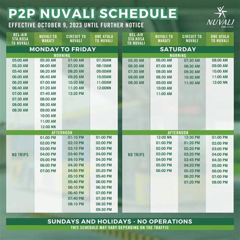 circuit makati p2p|Nuvali to Makati (Weekdays) (Provider: N. Dela Rosa Liner Inc.).